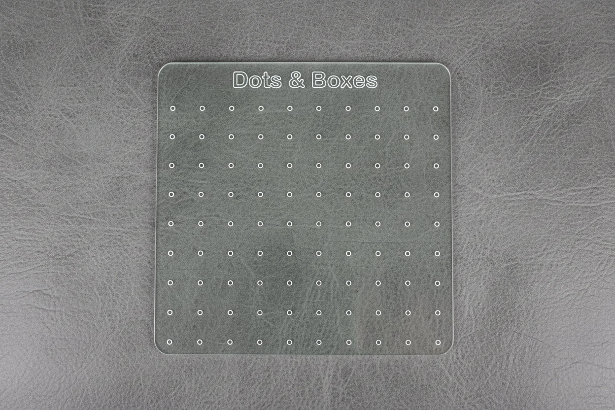 Dots And Boxes | Reusable Acrylic Game