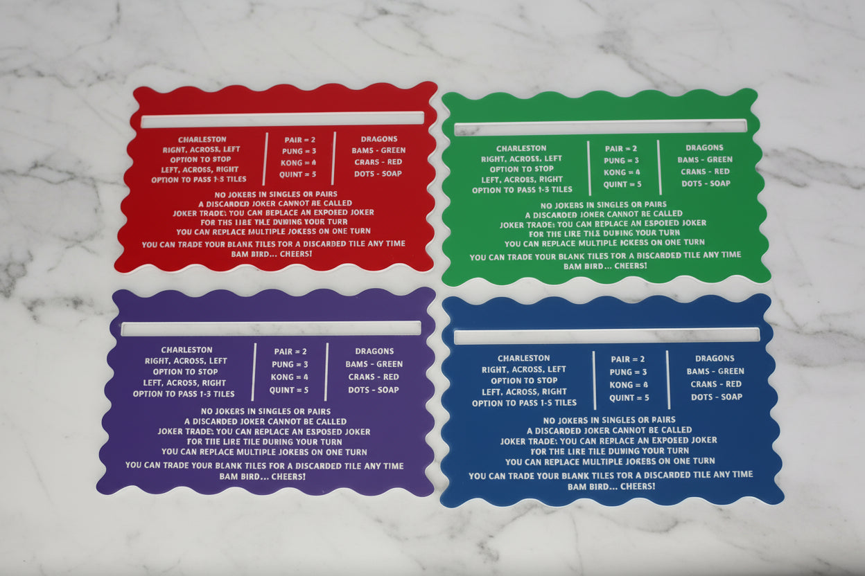 Classic Colors | Mahjong Line Reader & Tile Shuffler Set