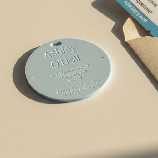 Full Name Circle Tag