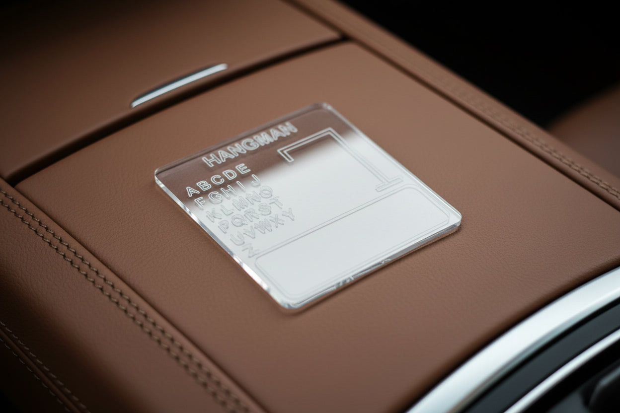 Acrylic Hangman Game | Reusable Dry Erase Board