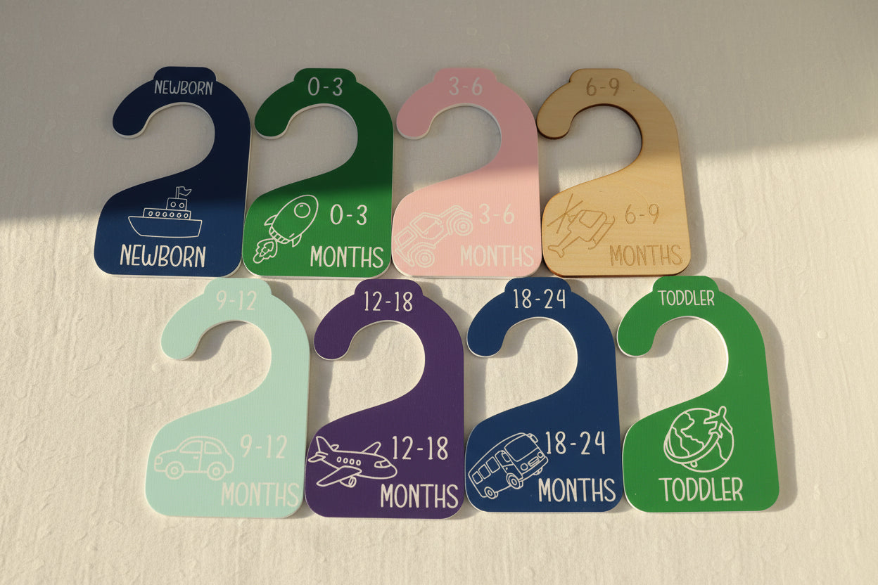 Nursery Closet Hanger Dividers | Travel