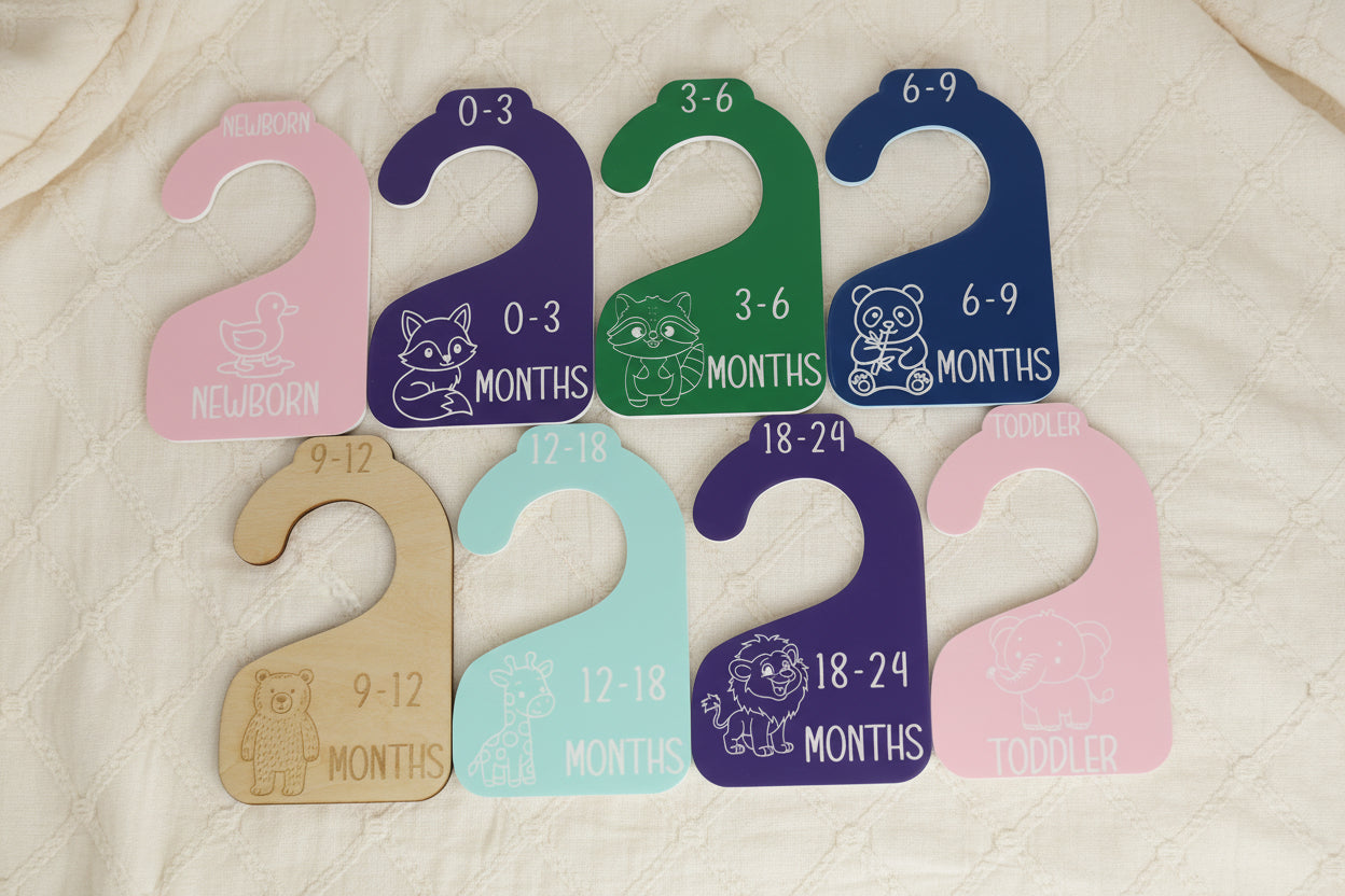 Nursery Closet Hanger Dividers | Animals
