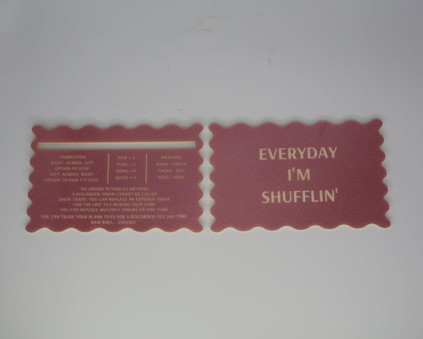 I Sparkle | Mahjong Line Reader & Tile Shuffler Set