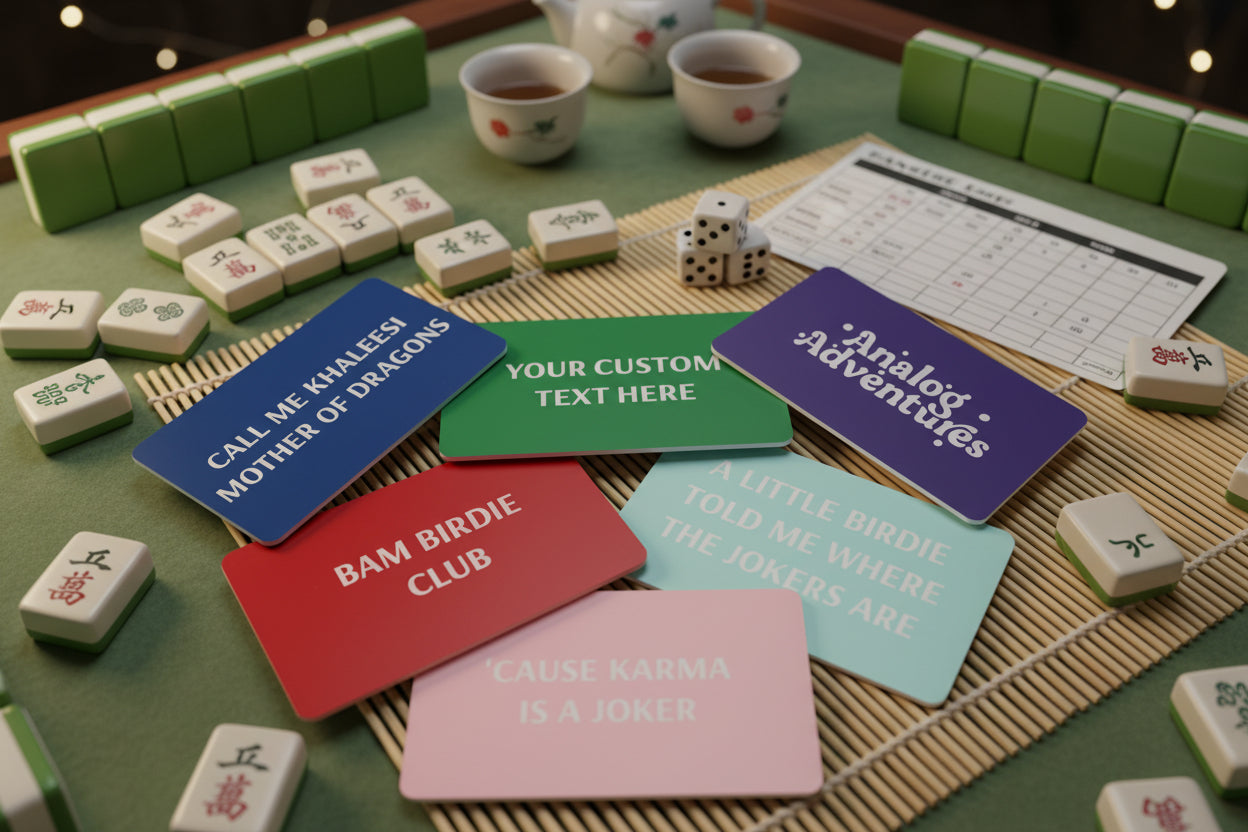 Classic Colors Square | Mahjong Line Reader & Tile Shuffler Set