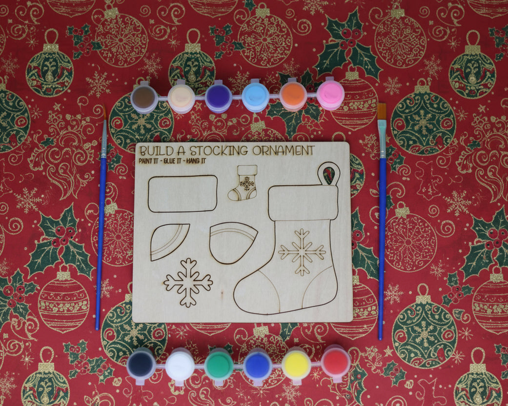 Paint and Pop Christmas Craft Ornament | DIY Holiday Keepsake Kit