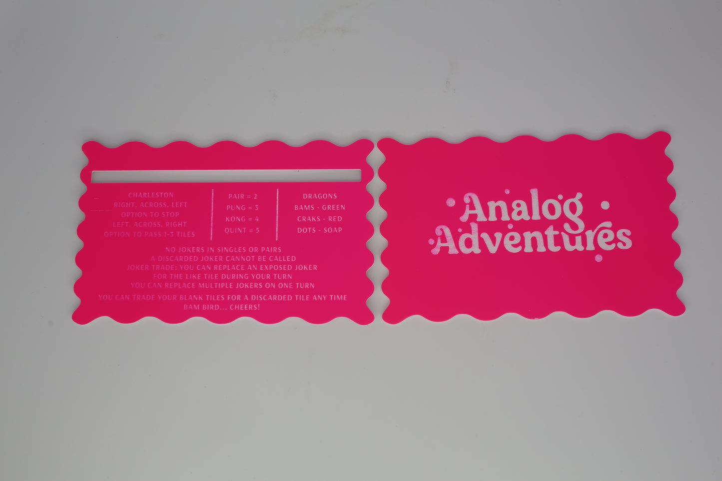 Party Animal | Mahjong Line Reader & Tile Shuffler Set