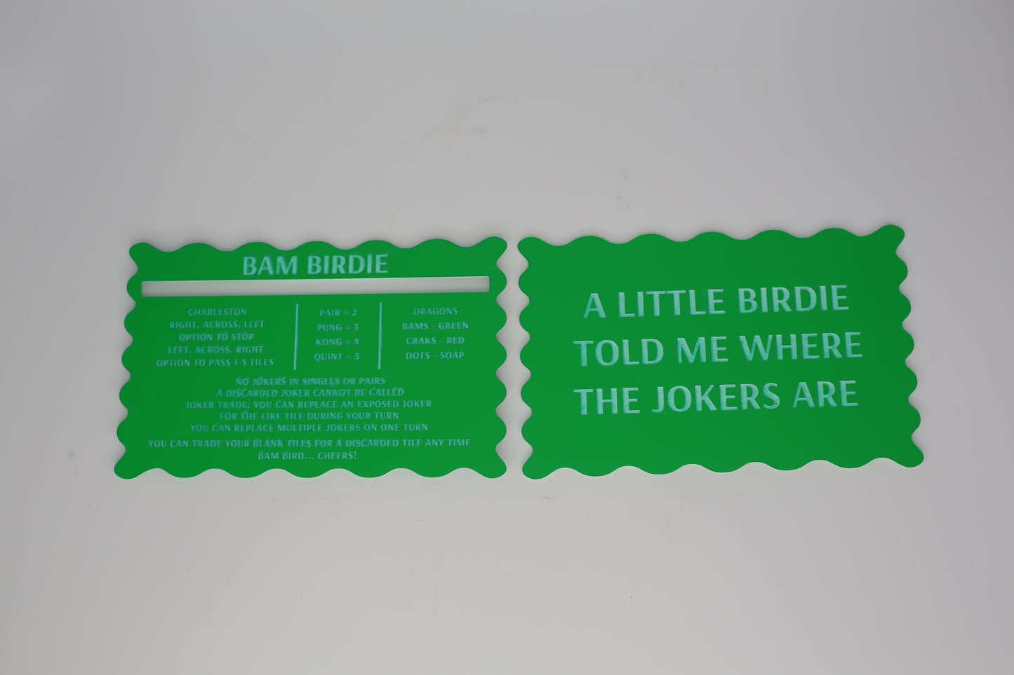 Party Animal | Mahjong Line Reader & Tile Shuffler Set