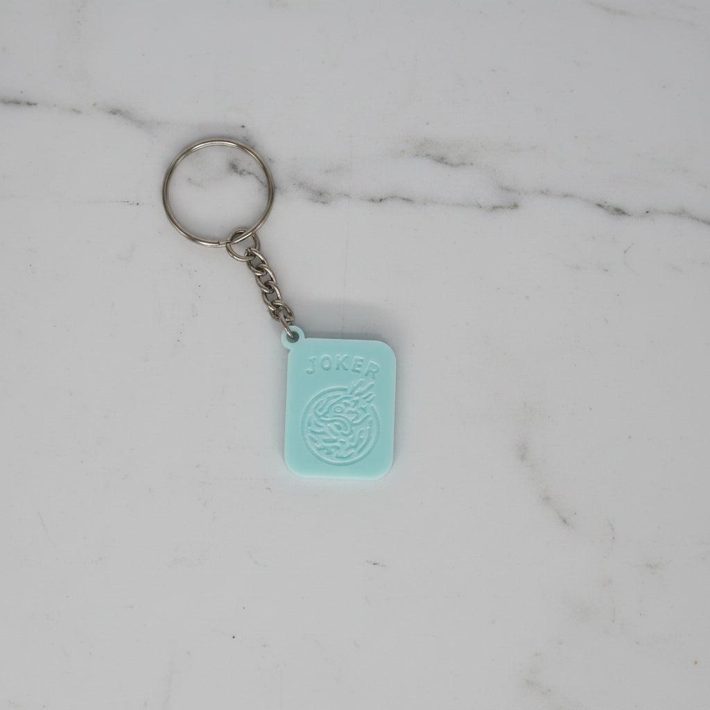 Mahjong Joker Keychain