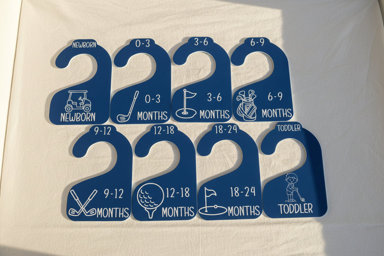 Nursery Closet Hanger Dividers | Golf