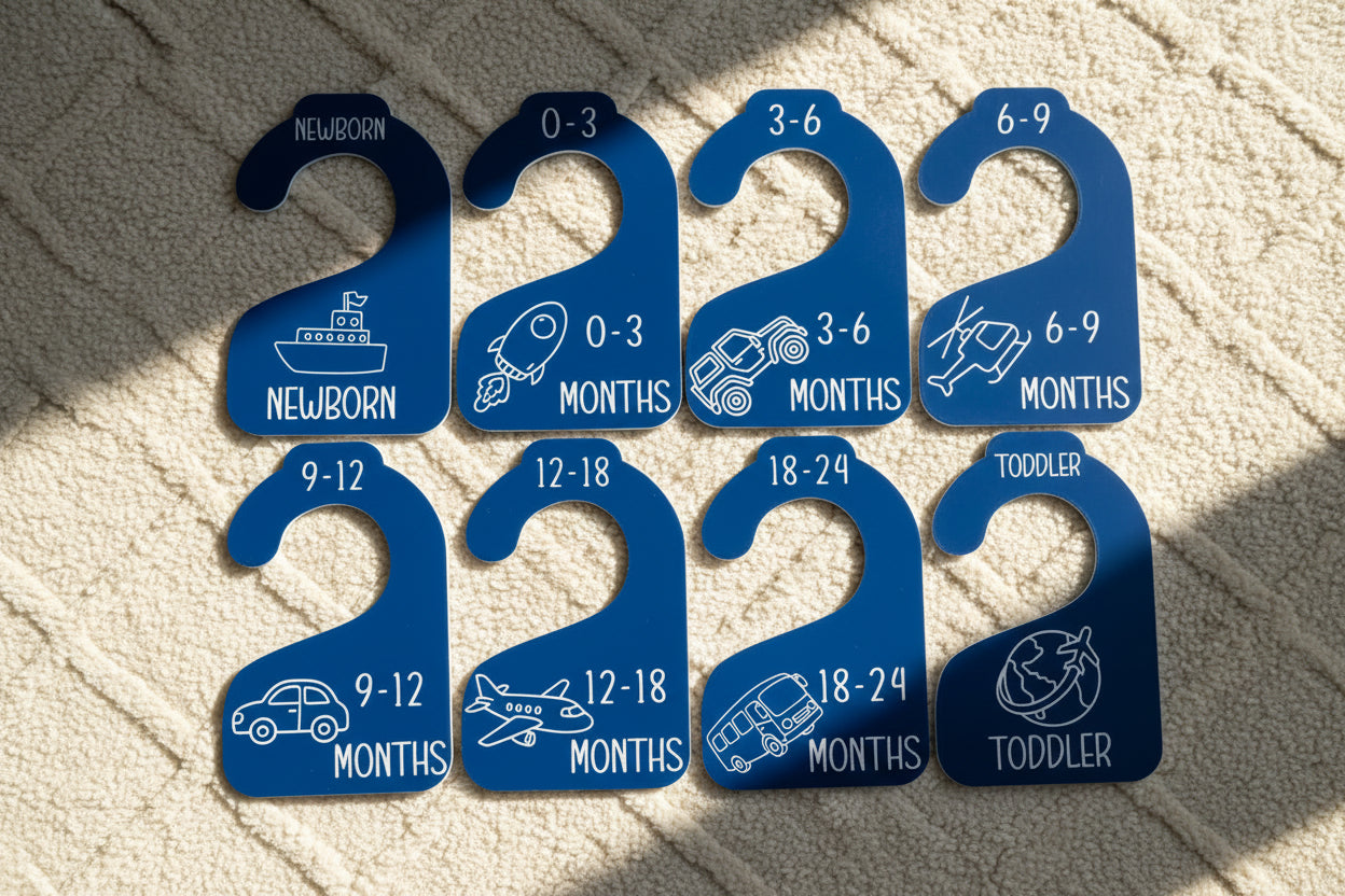 Nursery Closet Hanger Dividers | Travel