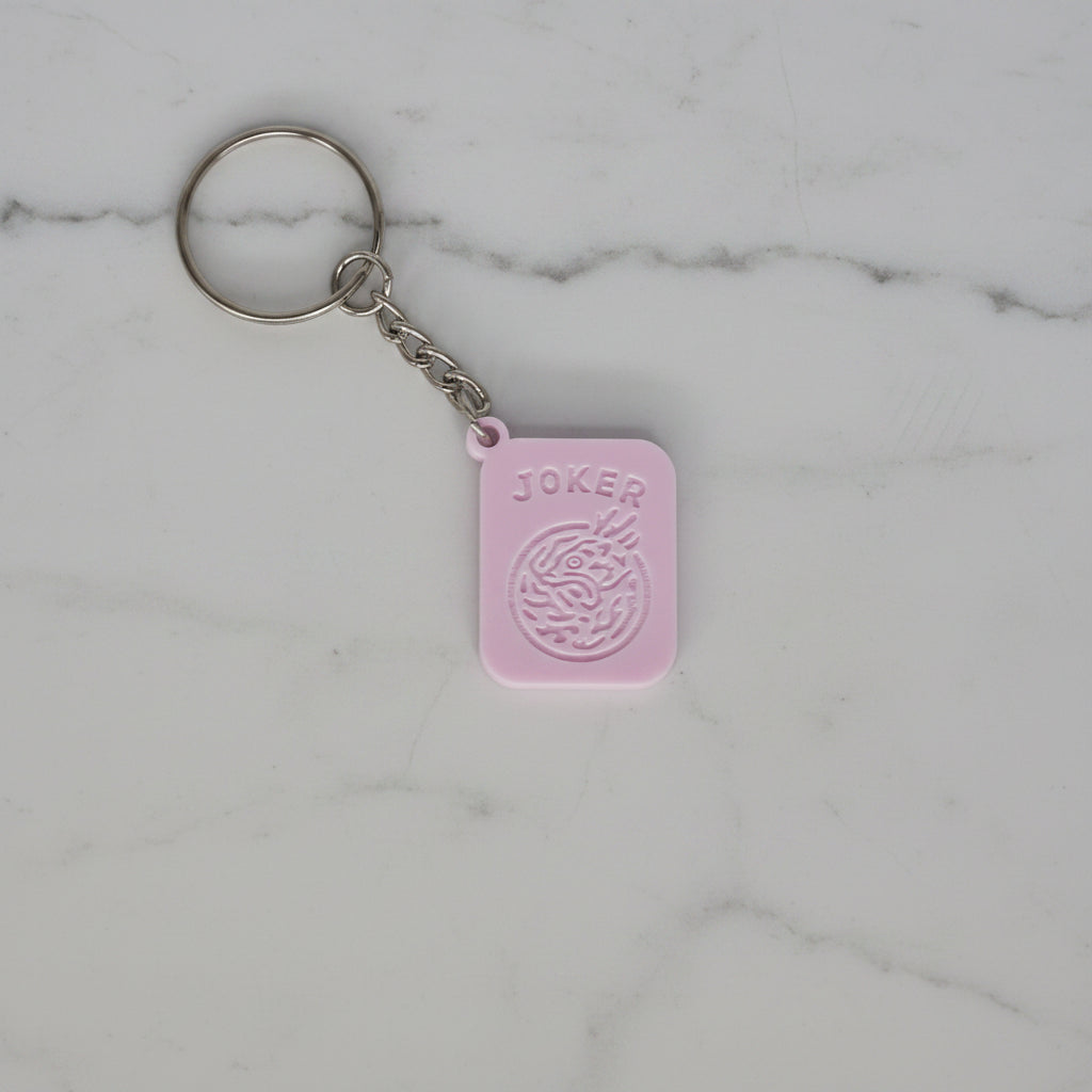 Mahjong Joker Keychain