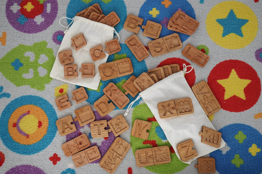 Alphabet Puzzle Match Tiles - Braille