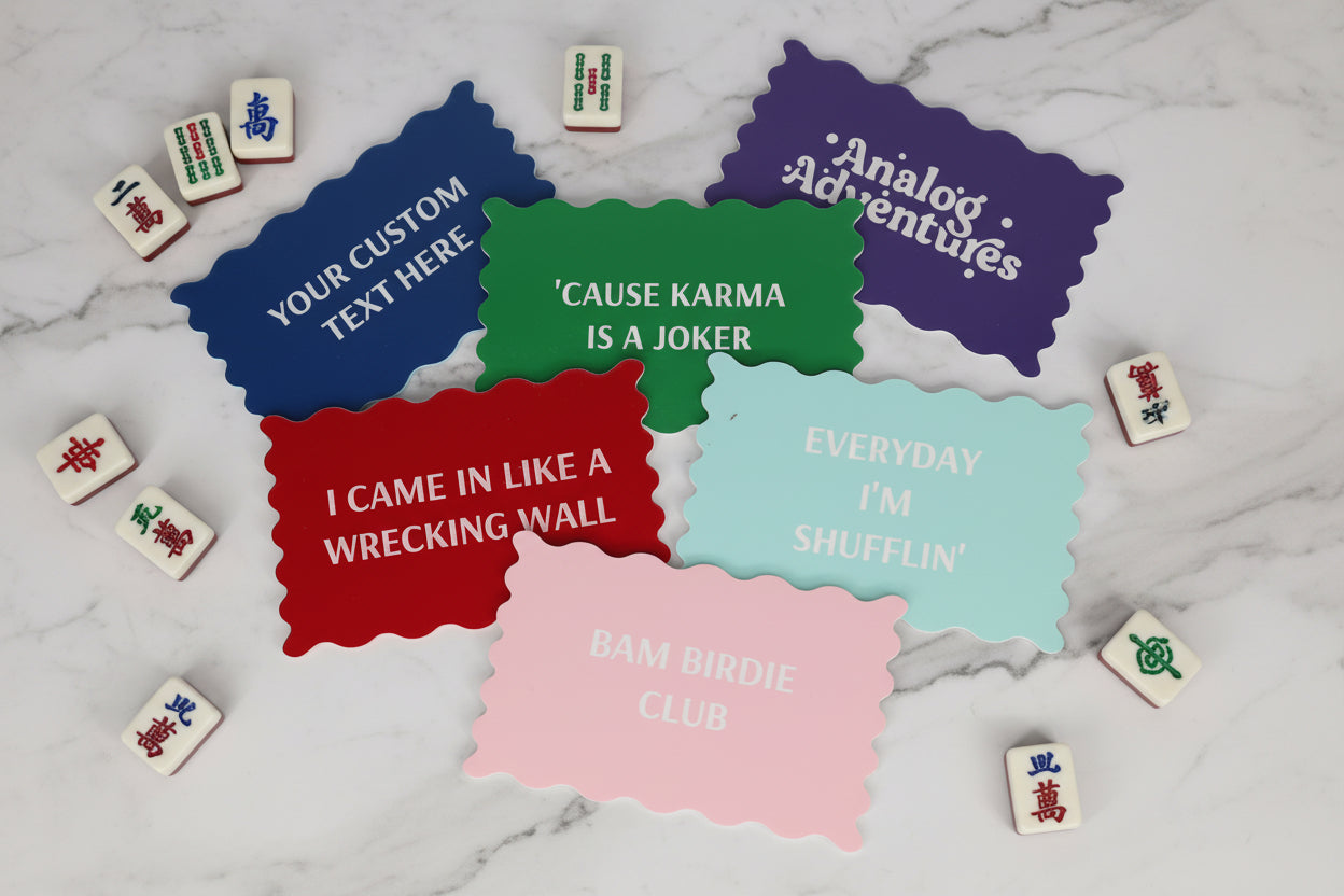 Classic Colors | Mahjong Line Reader & Tile Shuffler Set