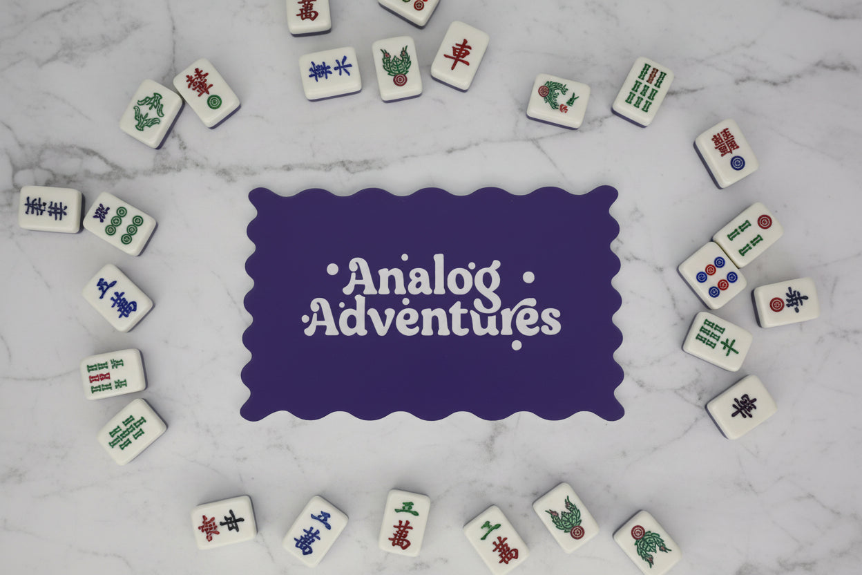 Classic Colors | Mahjong Line Reader & Tile Shuffler Set