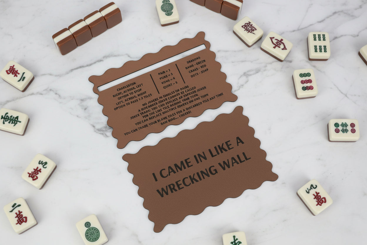 Shine Bright | Mahjong Line Reader & Tile Shuffler Set