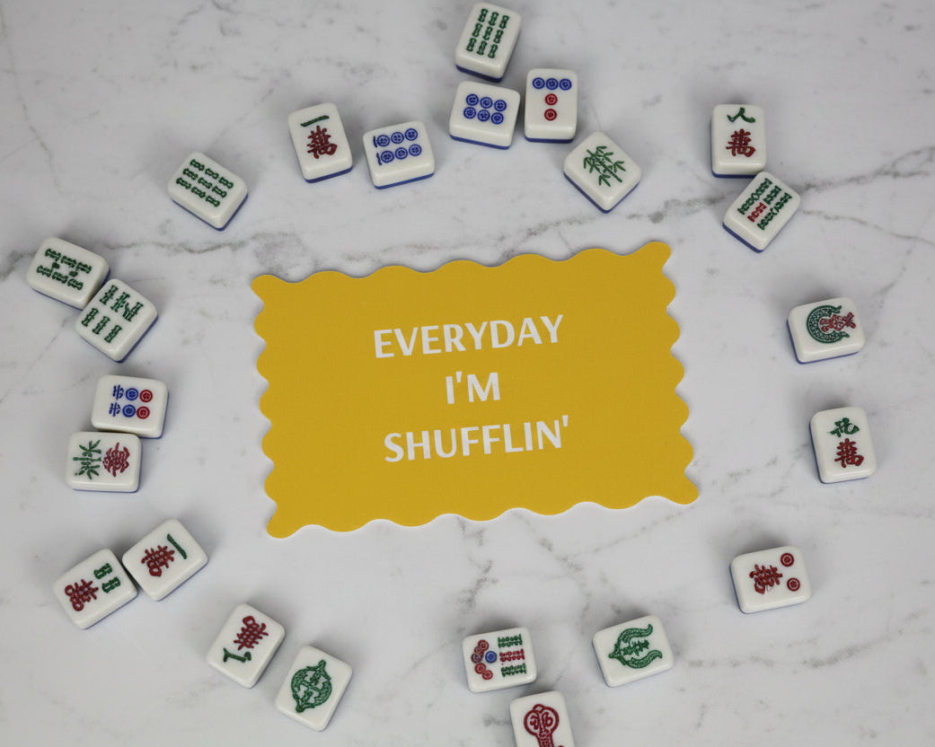 Positive Vibes Only Shufflers | Custom Tile Shuffler