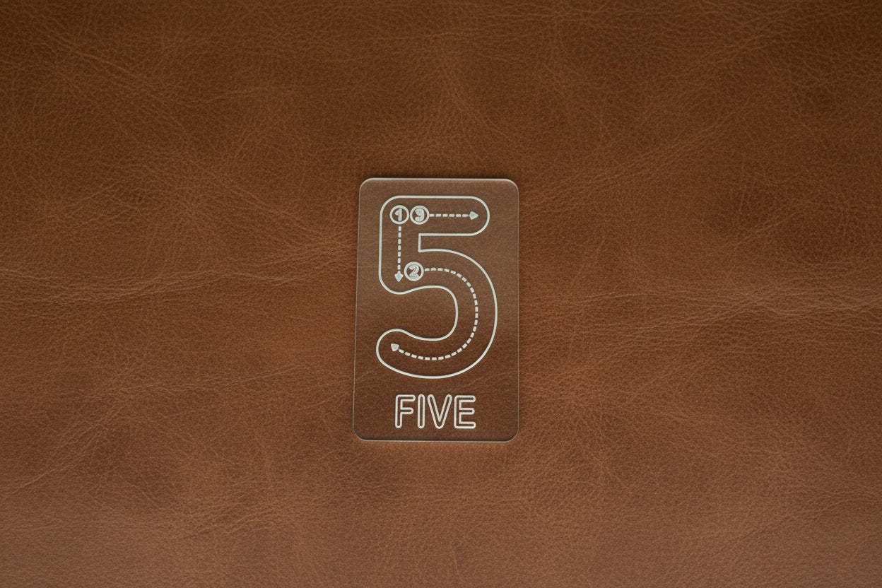 Number Tracing Card | Montessori Math Acrylic Flashcard