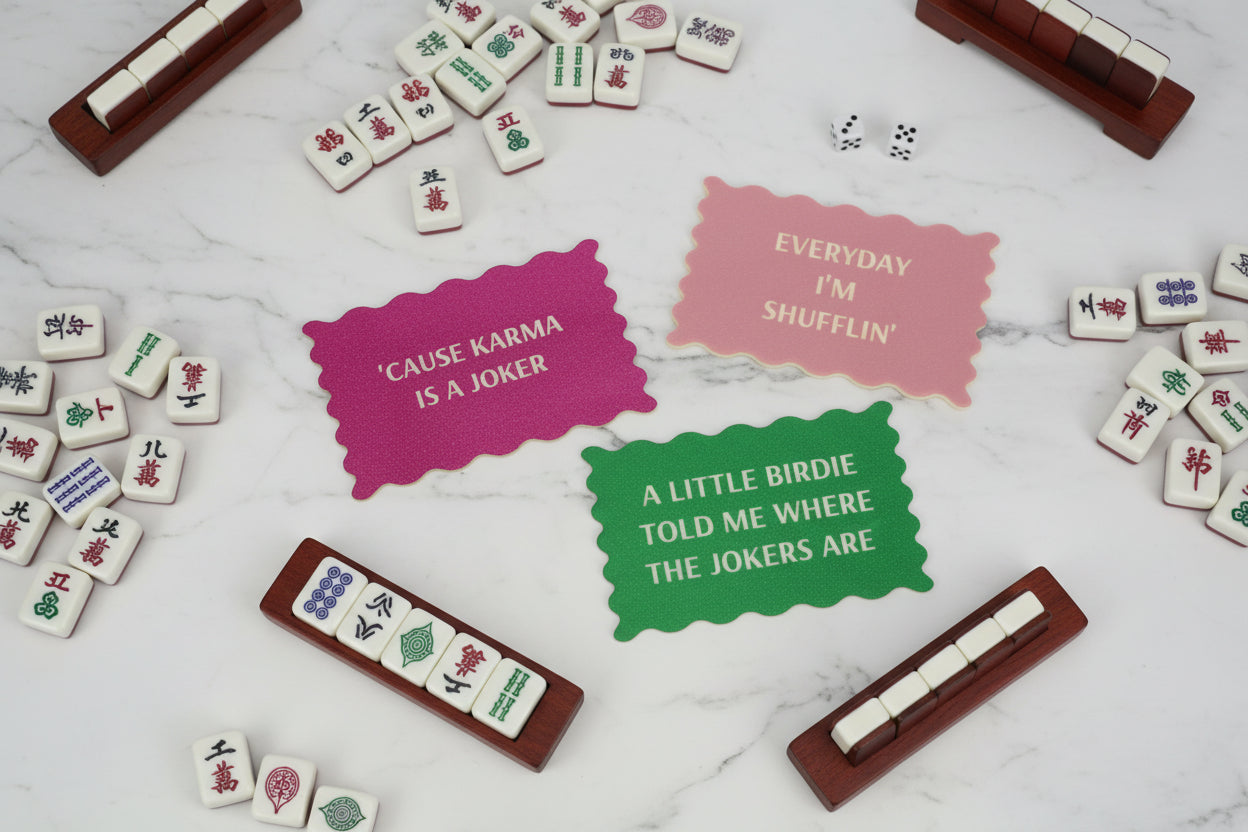 I Sparkle | Mahjong Line Reader & Tile Shuffler Set