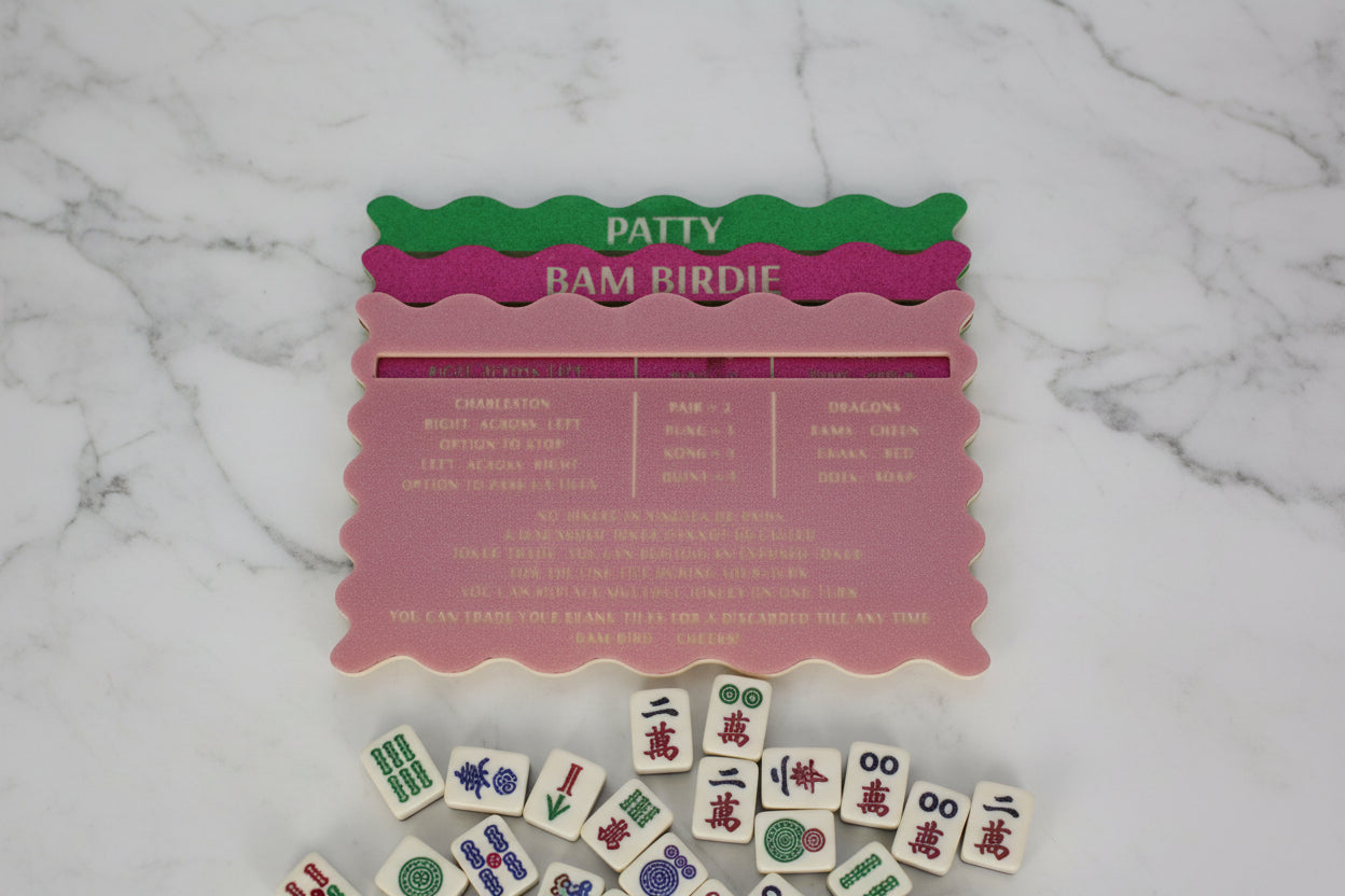 I Sparkle | Mahjong Line Reader & Tile Shuffler Set