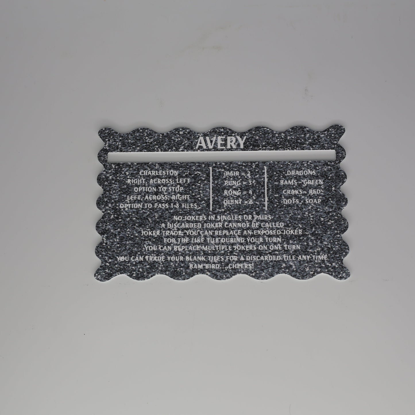 Speckled Readers | Custom Mahjong Line Reader