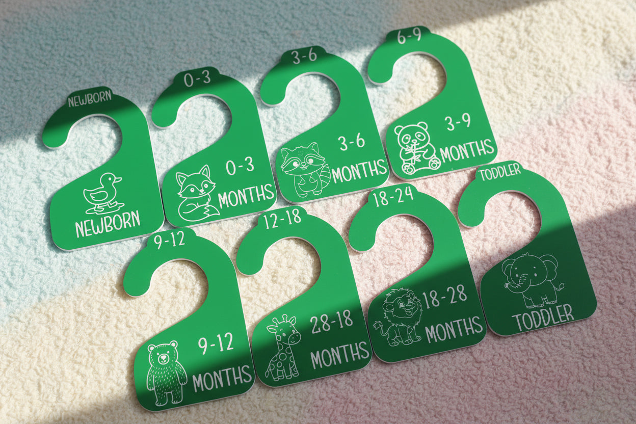 Nursery Closet Hanger Dividers | Animals
