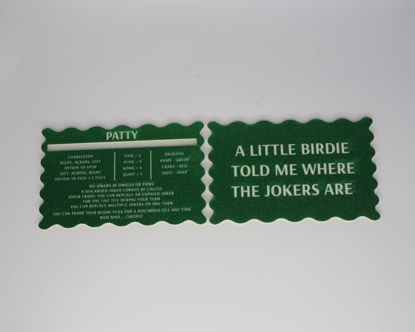 I Sparkle | Mahjong Line Reader & Tile Shuffler Set