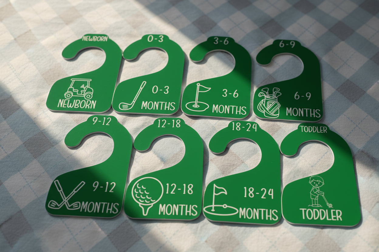 Nursery Closet Hanger Dividers | Golf