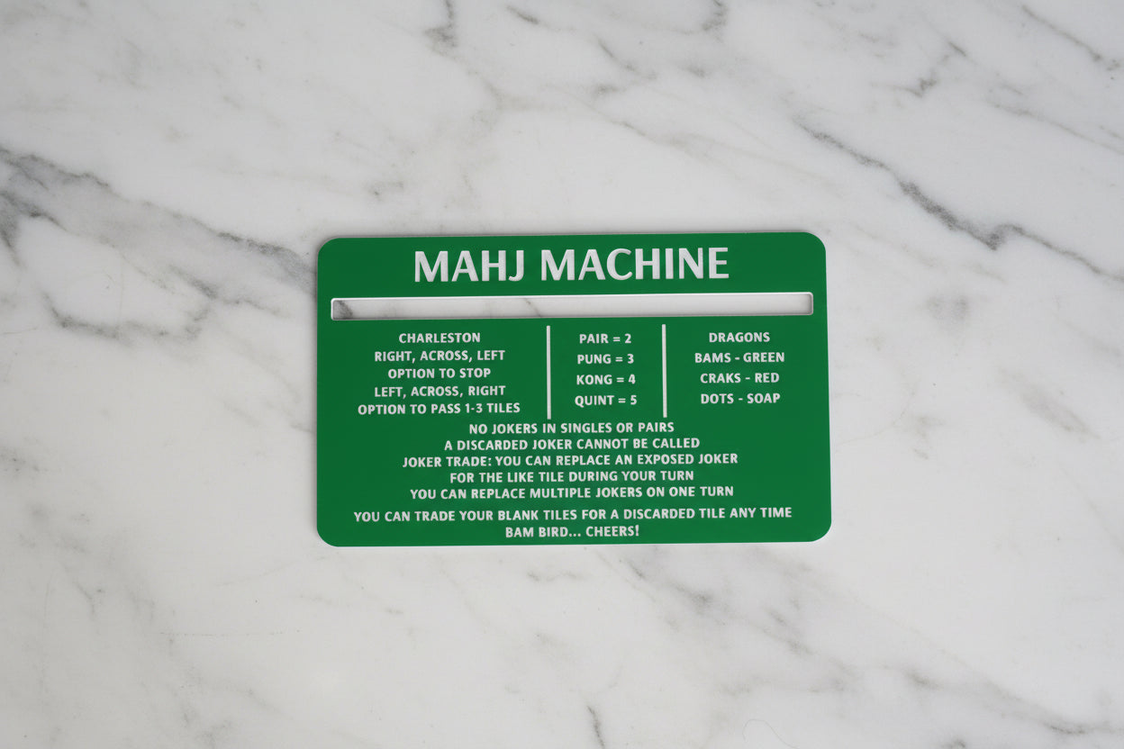 Classic Colors Square | Mahjong Line Reader & Tile Shuffler Set