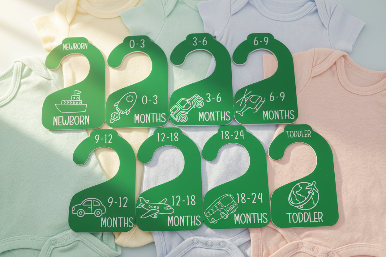Nursery Closet Hanger Dividers | Travel