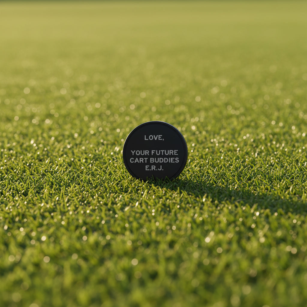 Golf Ball Markers - Laser Engraved Golf Accessory