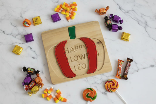 Personalized Pumpkin Puzzle | Boo Basket Stuffer