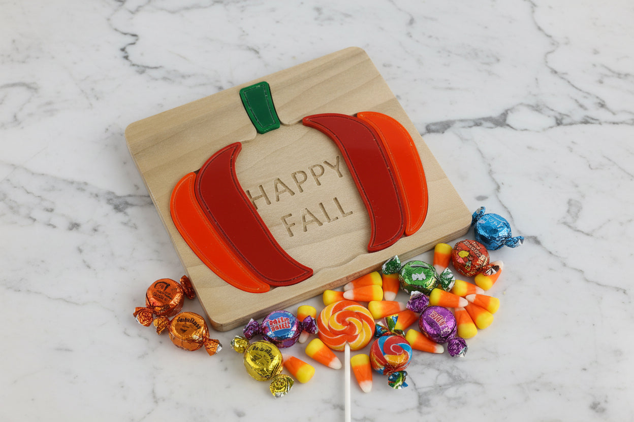 Personalized Pumpkin Puzzle | Boo Basket Stuffer