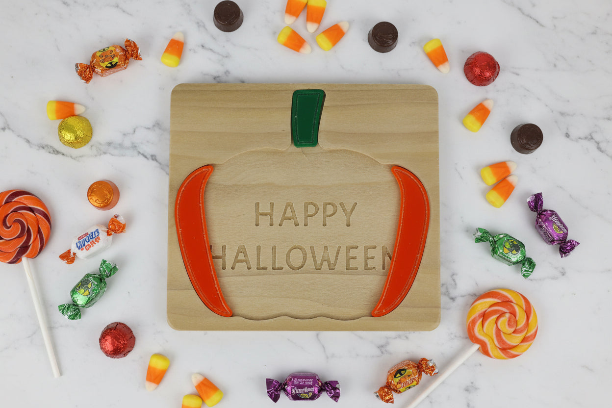 Personalized Pumpkin Puzzle | Boo Basket Stuffer