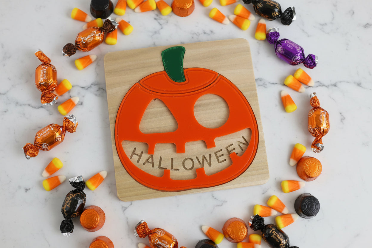 Jack-O-Lantern Puzzle | Halloween Puzzle for Kids | Boo Basket Stuffer