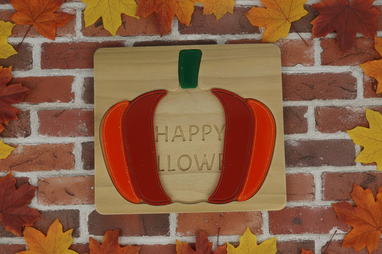 Personalized Pumpkin Puzzle | Boo Basket Stuffer