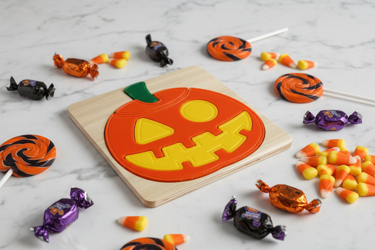 Jack-O-Lantern Puzzle | Halloween Puzzle for Kids | Boo Basket Stuffer