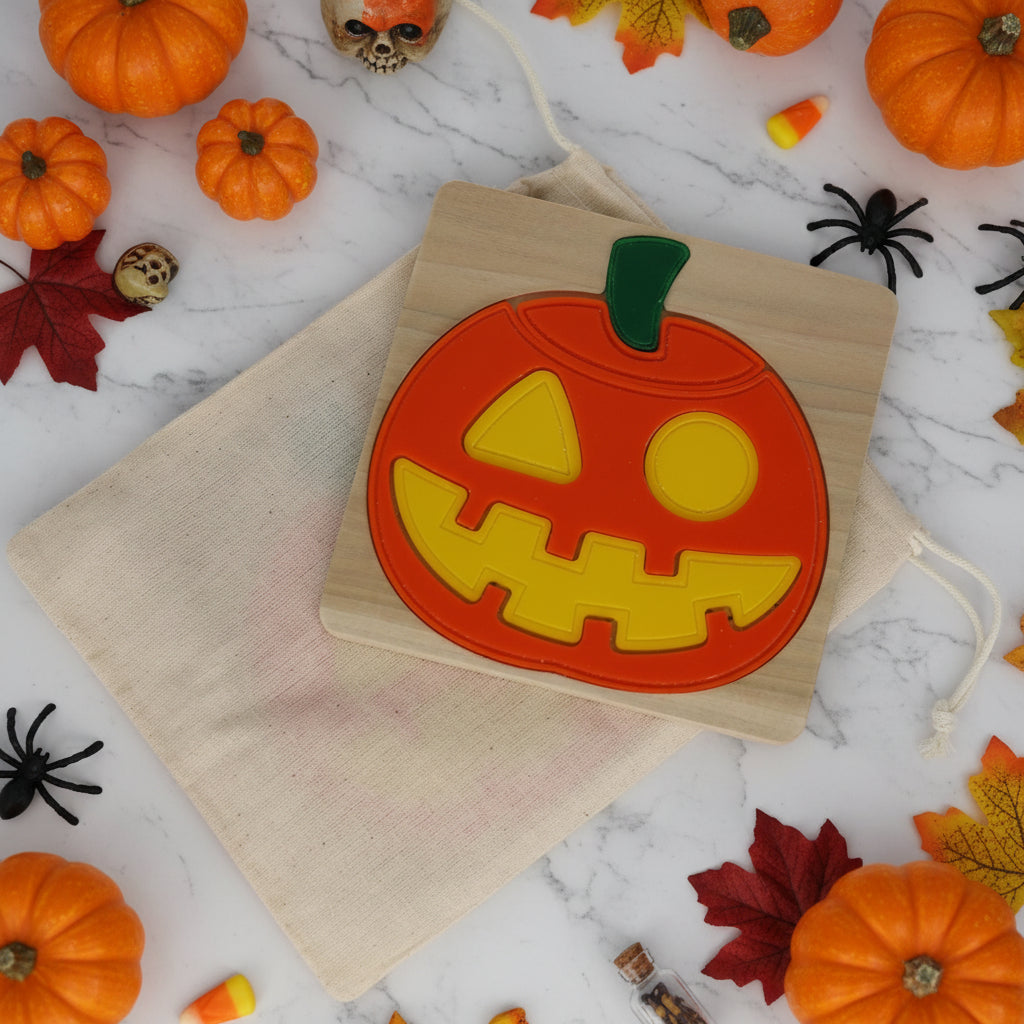 Jack-O-Lantern Puzzle | Halloween Puzzle for Kids | Boo Basket Stuffer