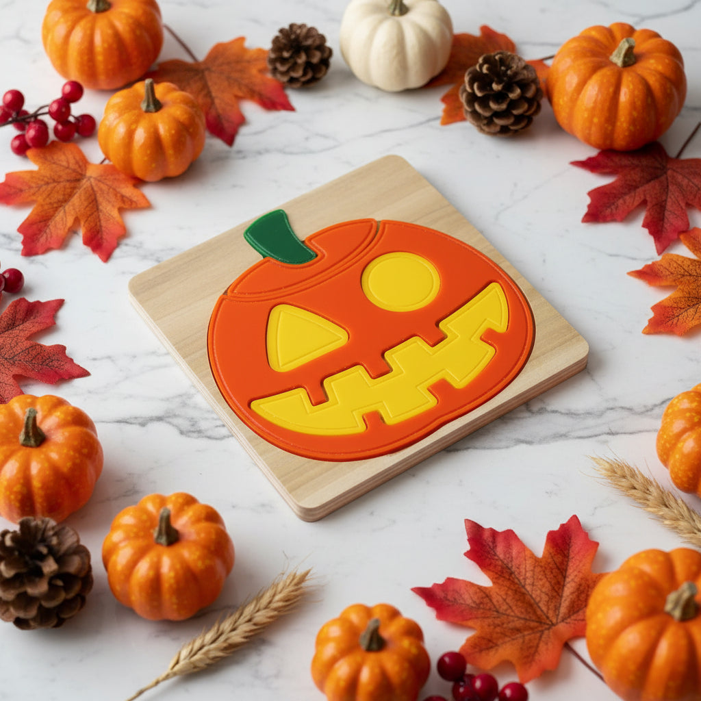 Jack-O-Lantern Puzzle | Halloween Puzzle for Kids | Boo Basket Stuffer