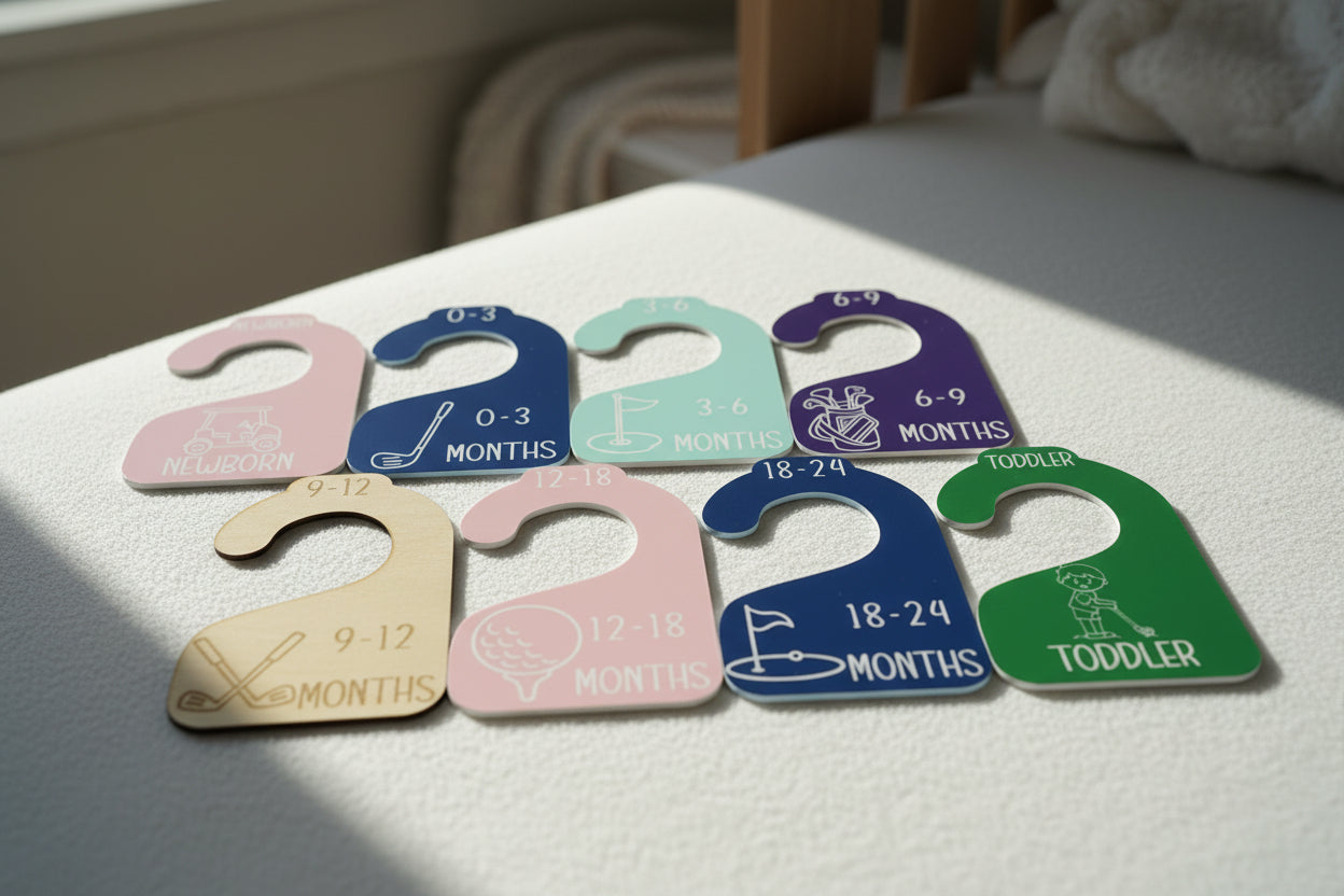Nursery Closet Hanger Dividers | Golf