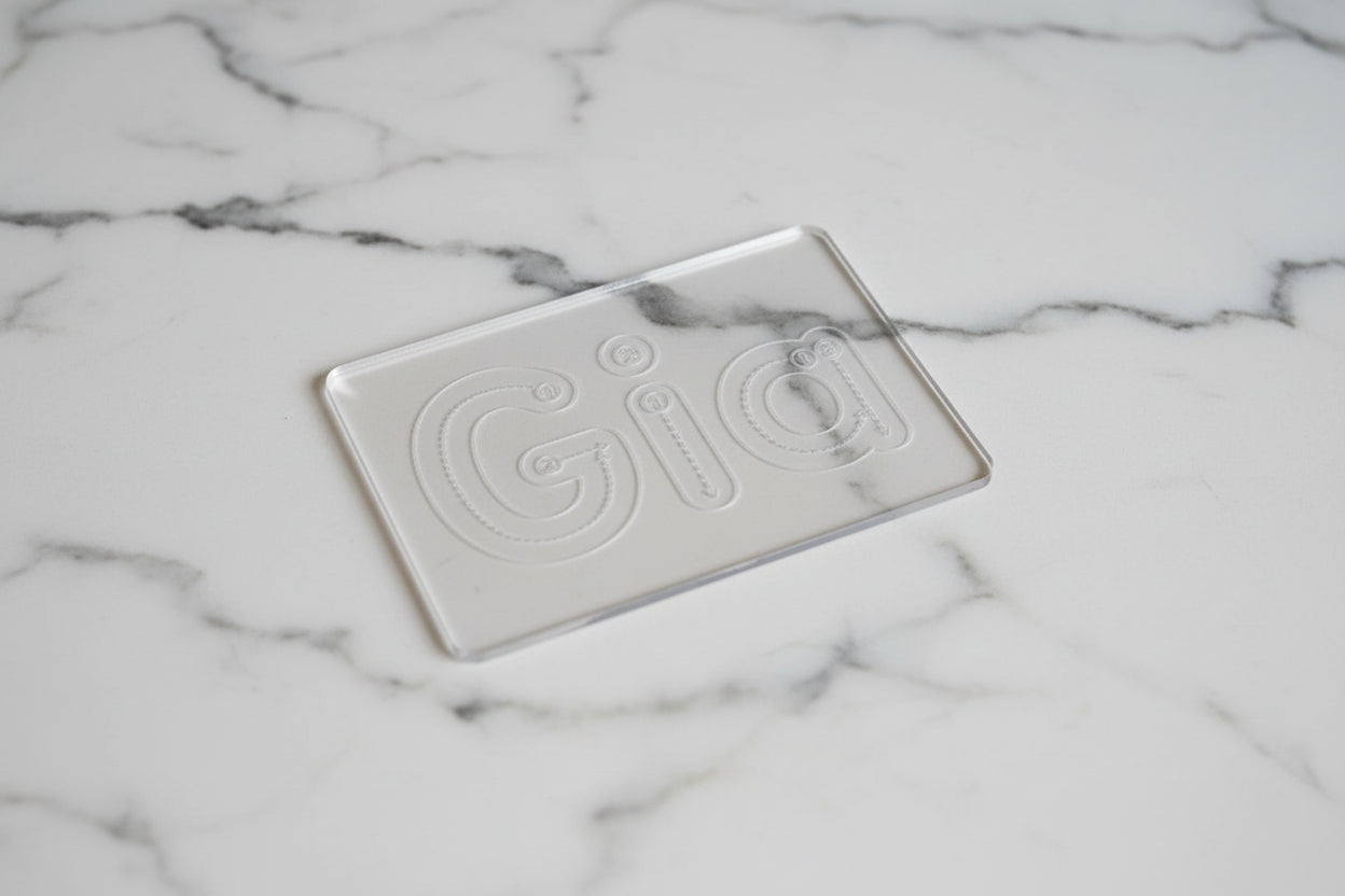 Acrylic Name Tracing Card | Personalized