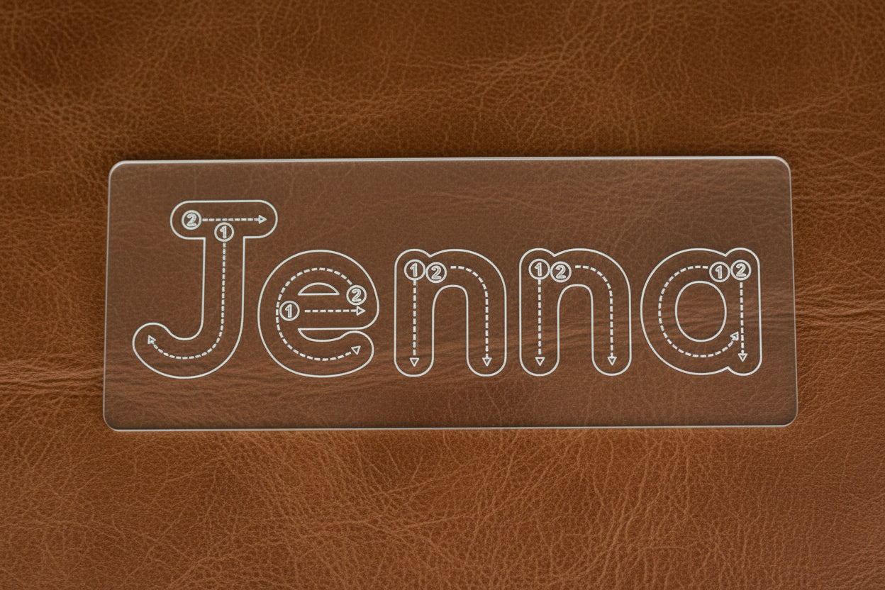 Acrylic Name Tracing Card | Personalized