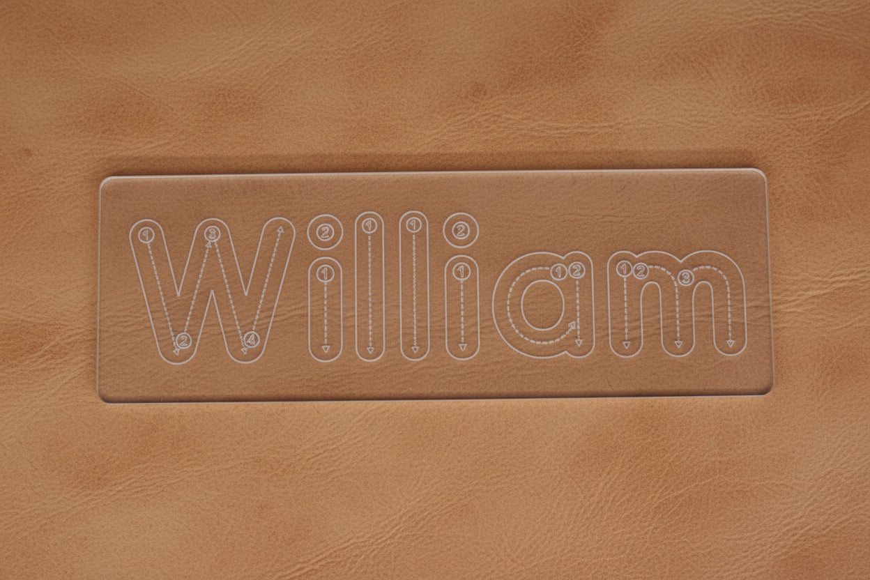 Acrylic Name Tracing Card | Personalized