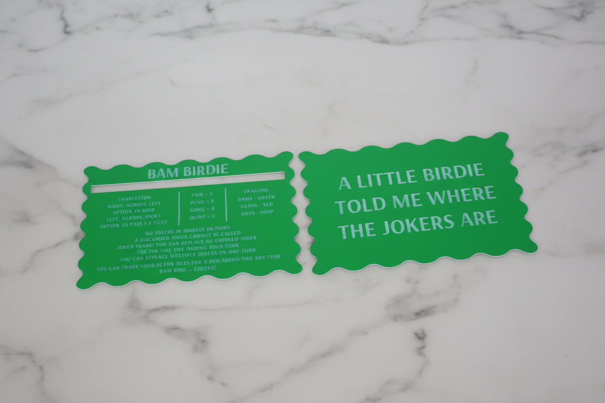 Party Animal | Mahjong Line Reader & Tile Shuffler Set