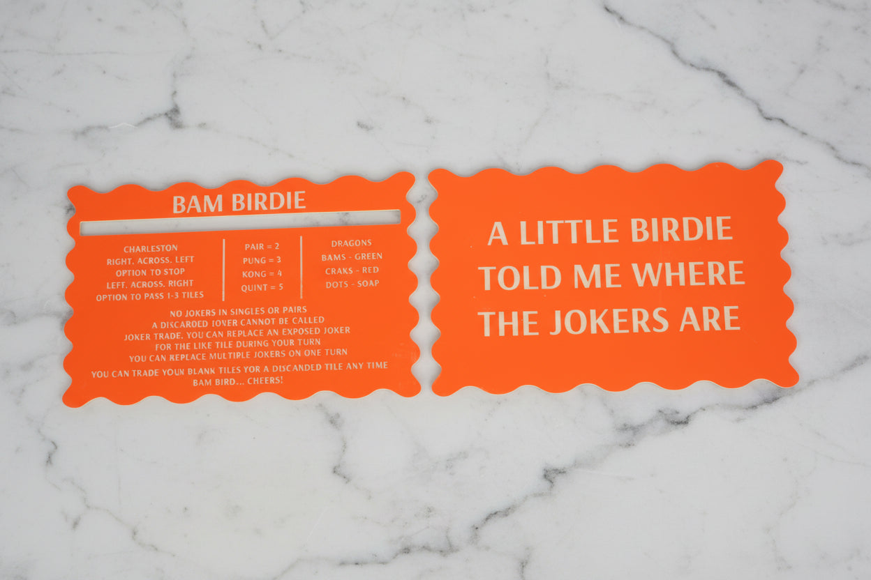 Party Animal | Mahjong Line Reader & Tile Shuffler Set