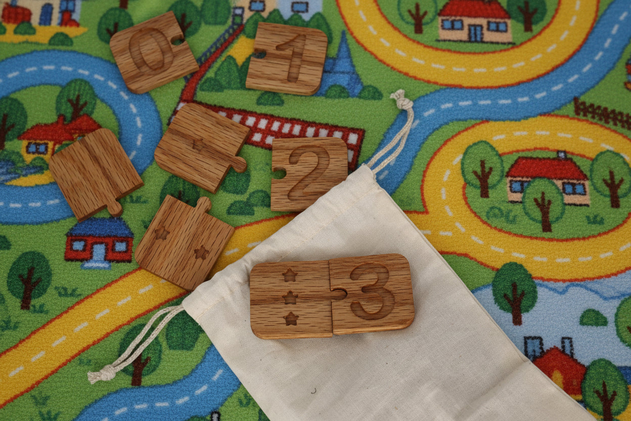 Montessori Number Tiles Matching Game: Red Oak Early Learning