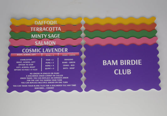 Positive Vibes Only | Mahjong Line Reader & Tile Shuffler Set