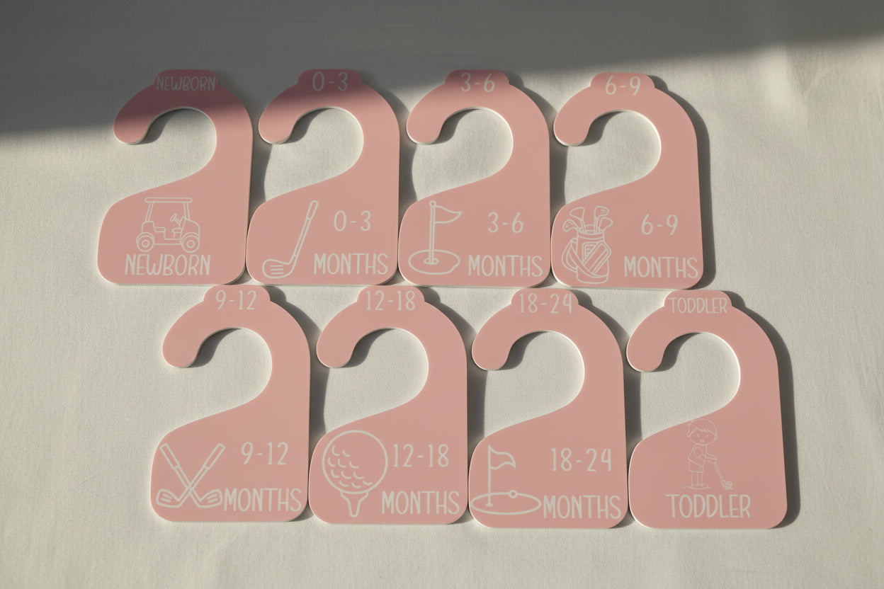 Nursery Closet Hanger Dividers | Golf