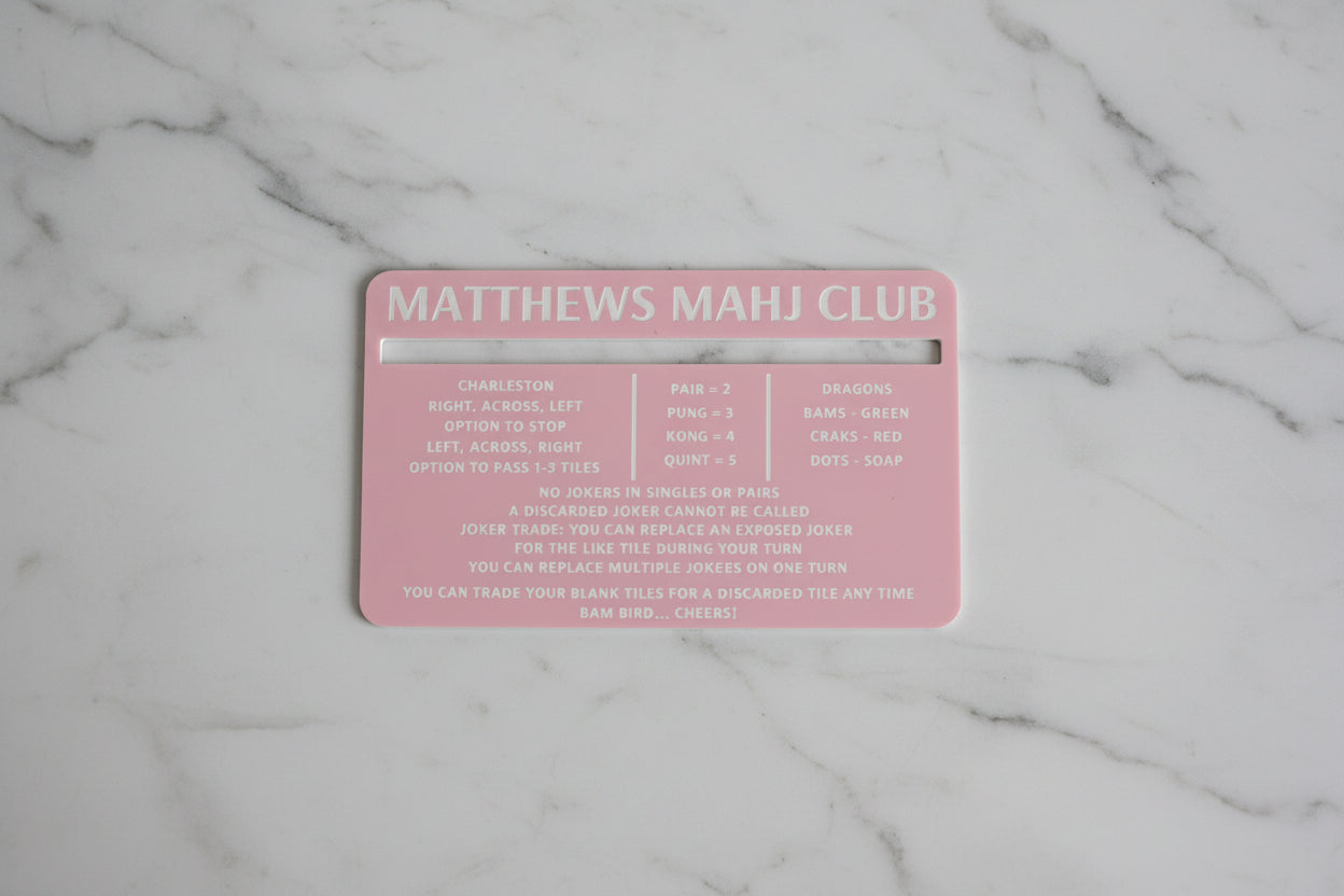 Classic Colors Square | Mahjong Line Reader & Tile Shuffler Set