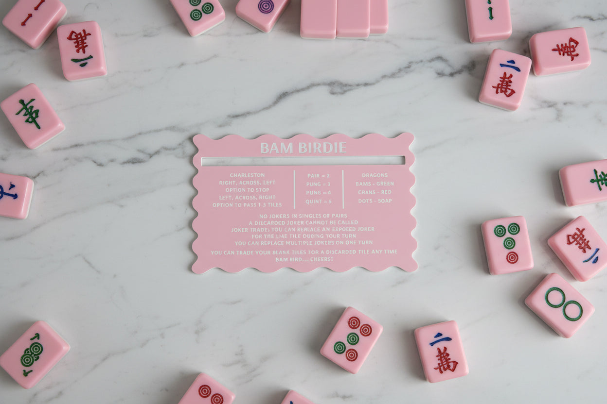 Classic Colors | Mahjong Line Reader & Tile Shuffler Set