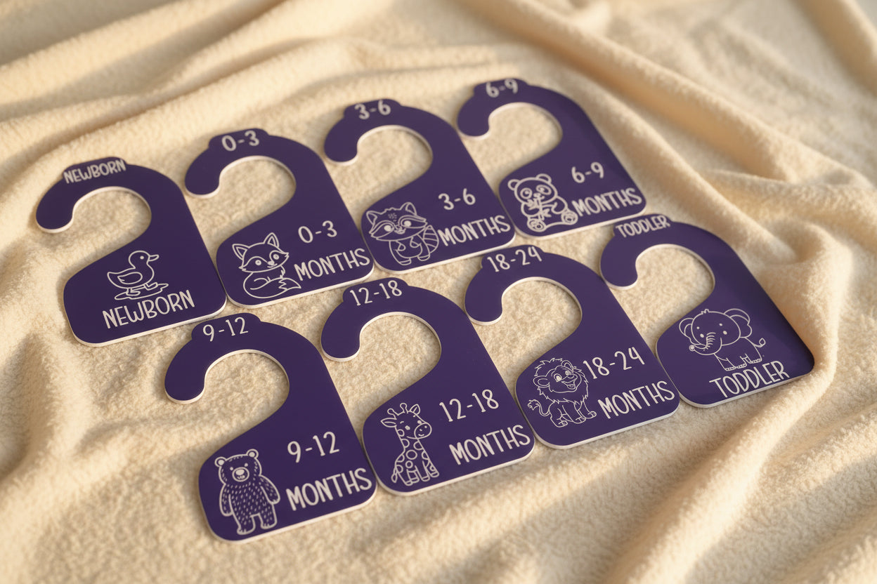 Nursery Closet Hanger Dividers | Animals